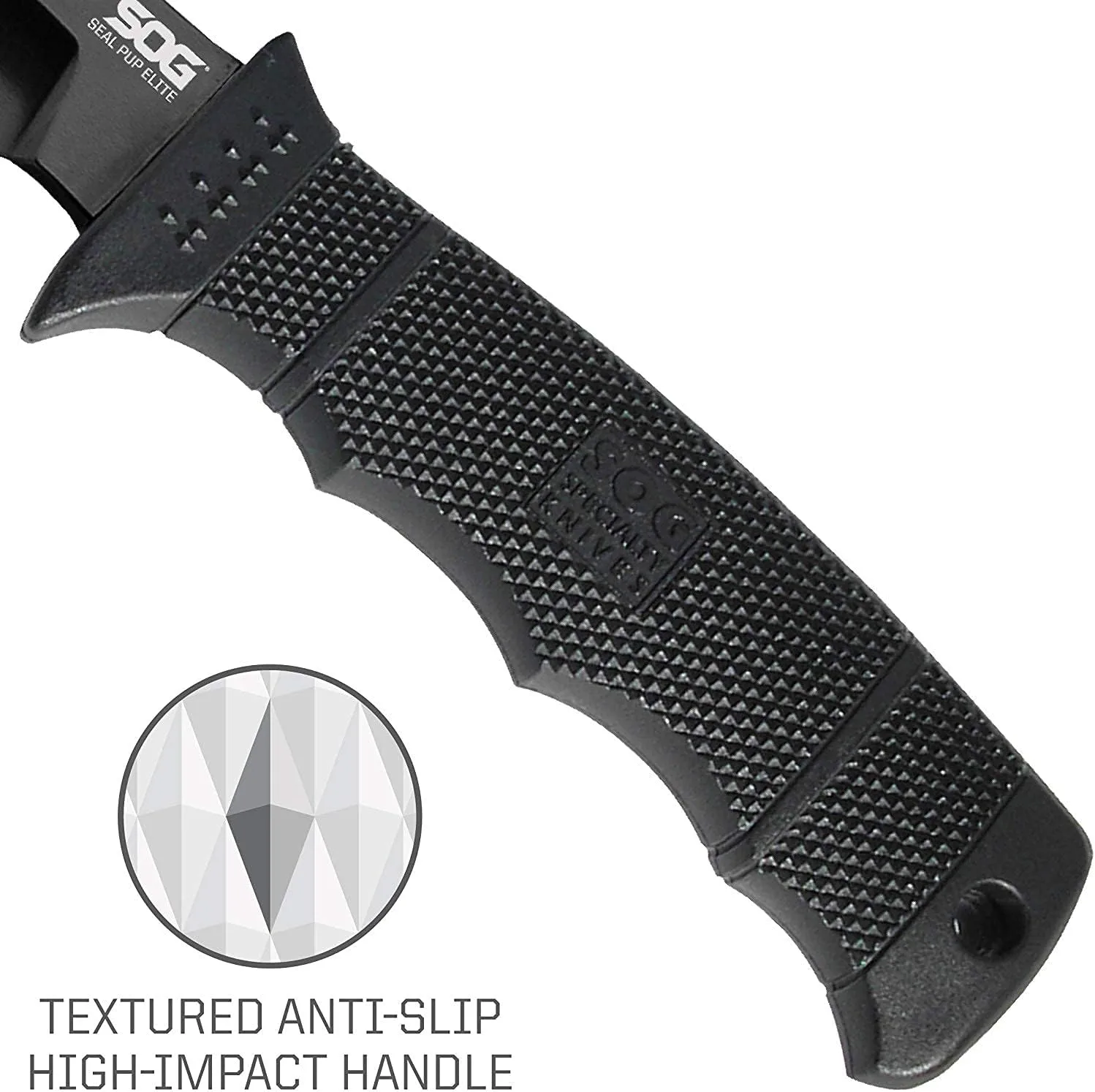 SOG SEAL Pup Elite Fixed Blade Knife with Sheath
