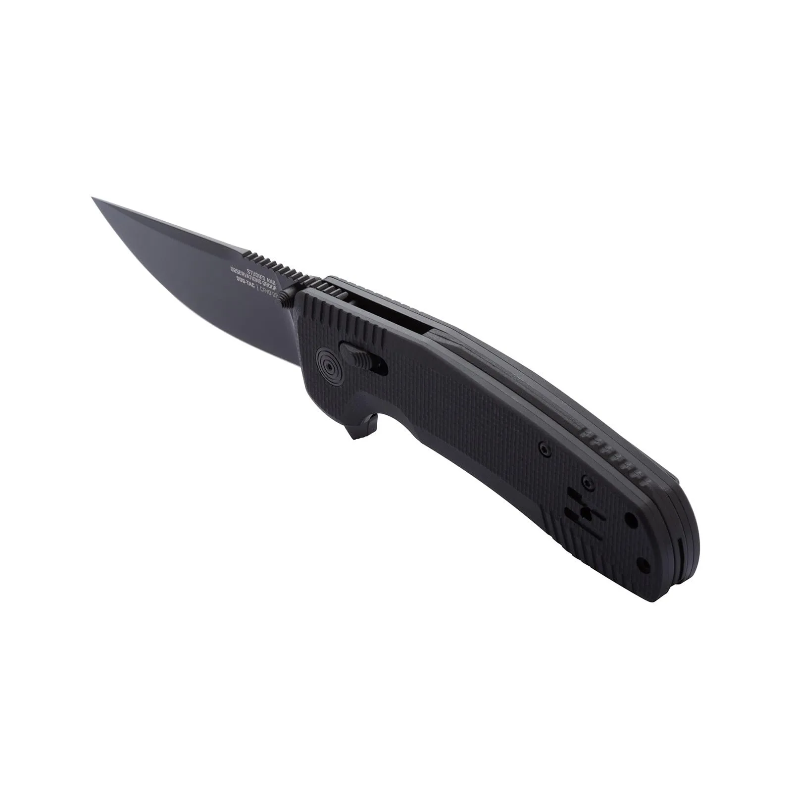 SOG TAC XR Professional Folding Knife | D2 Tool Steel & Ultra-Grip G10