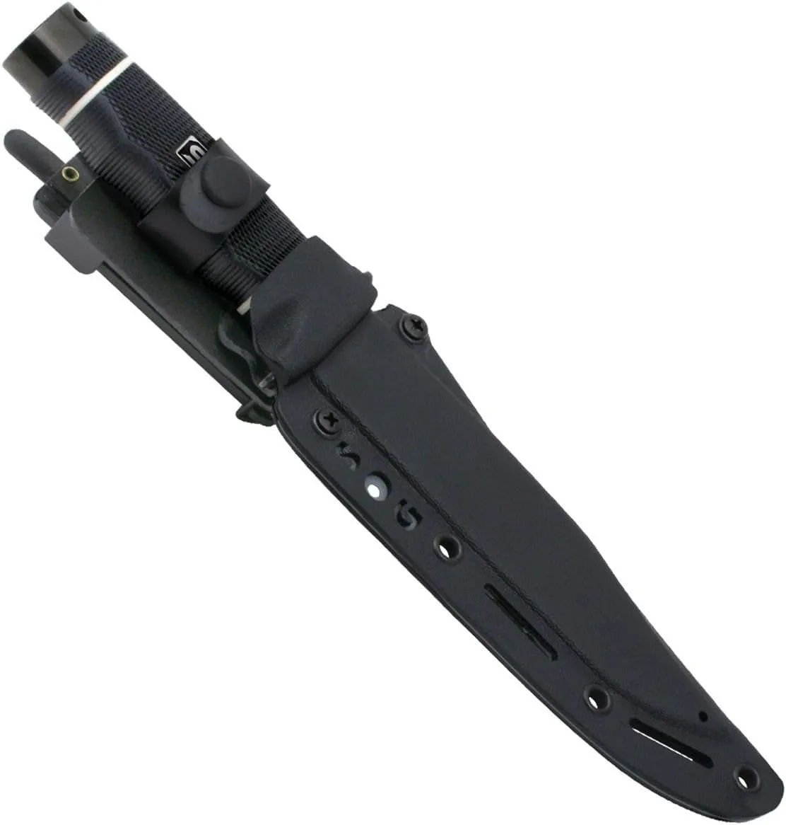SOG Tech Bowie Fixed Blade Knife for Warfighters & Outdoor Enthusiasts | AUS-8 Steel Blade & Kraton Rubber Handle
