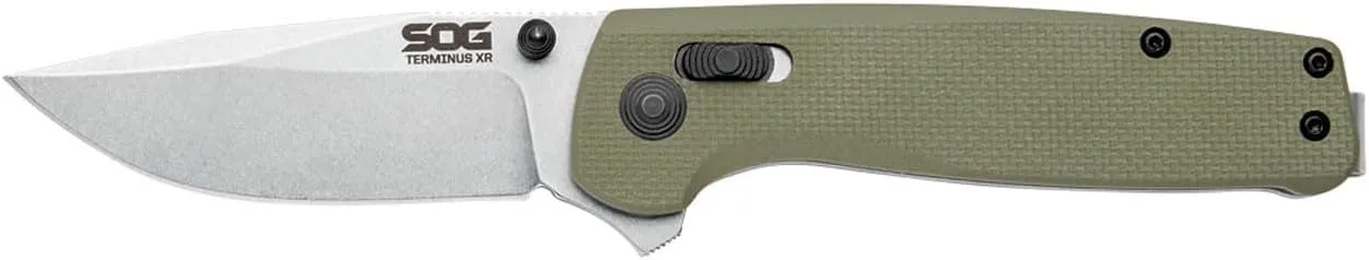 SOG Terminus XR G10 Daily Carry Rugged EDC Ambidextrous Pocket Folding Knife