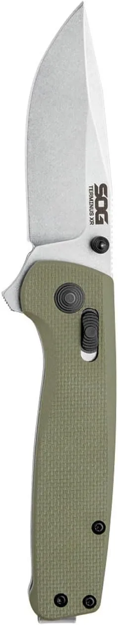 SOG Terminus XR G10 Daily Carry Rugged EDC Ambidextrous Pocket Folding Knife