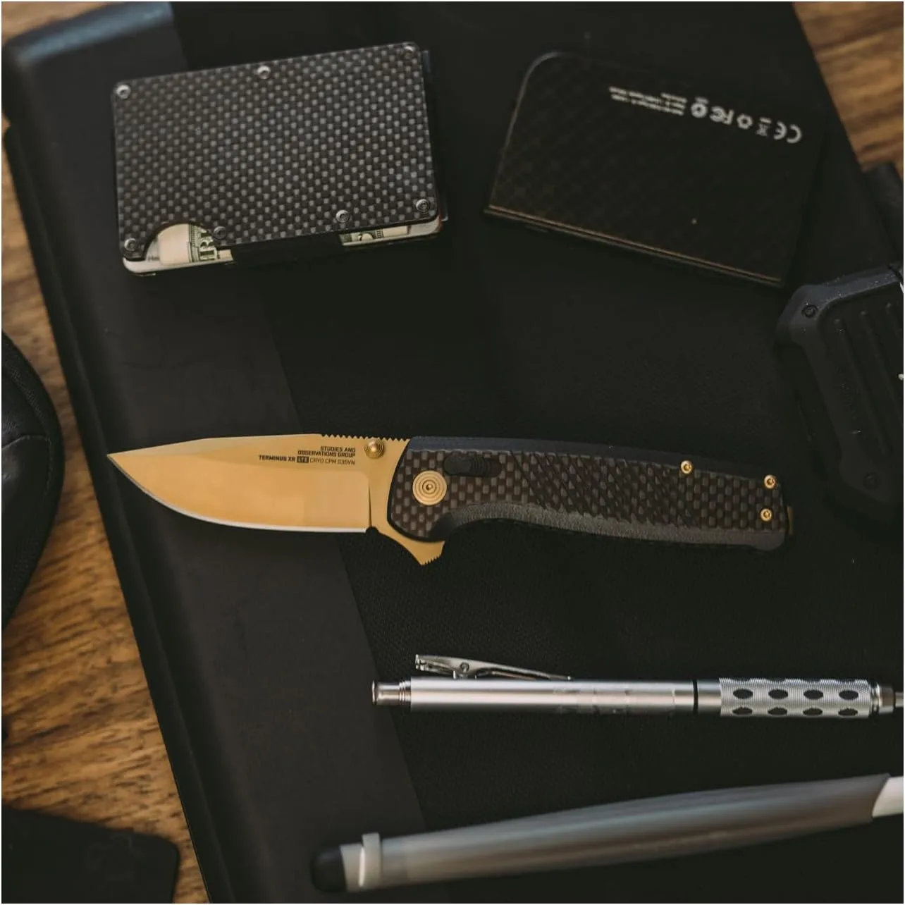 SOG Terminus XR LTE Lightweight Everyday Carry Folding Knives with Pocket Clip| Cryo CPM S35VN Steel | XR Locking Mechanism