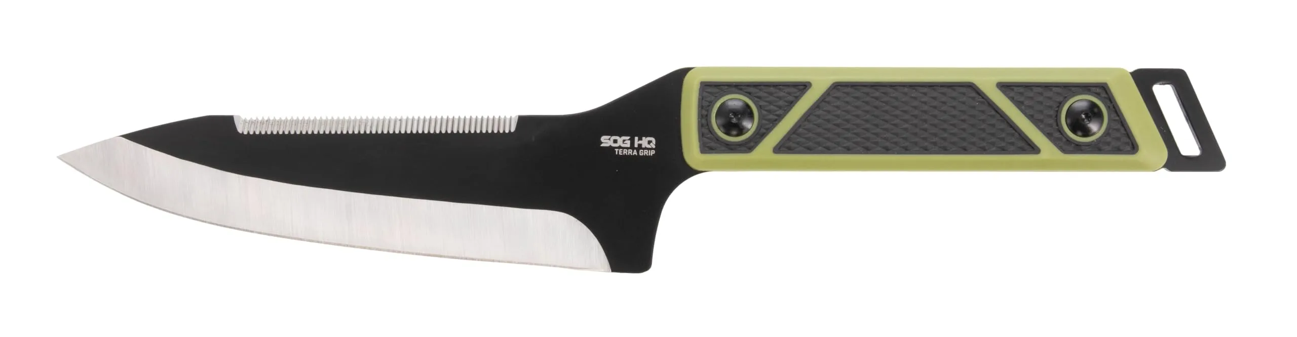 SOG Terragrip Camp Knife/HQ Edition/6.7" Blade/Trap Blister