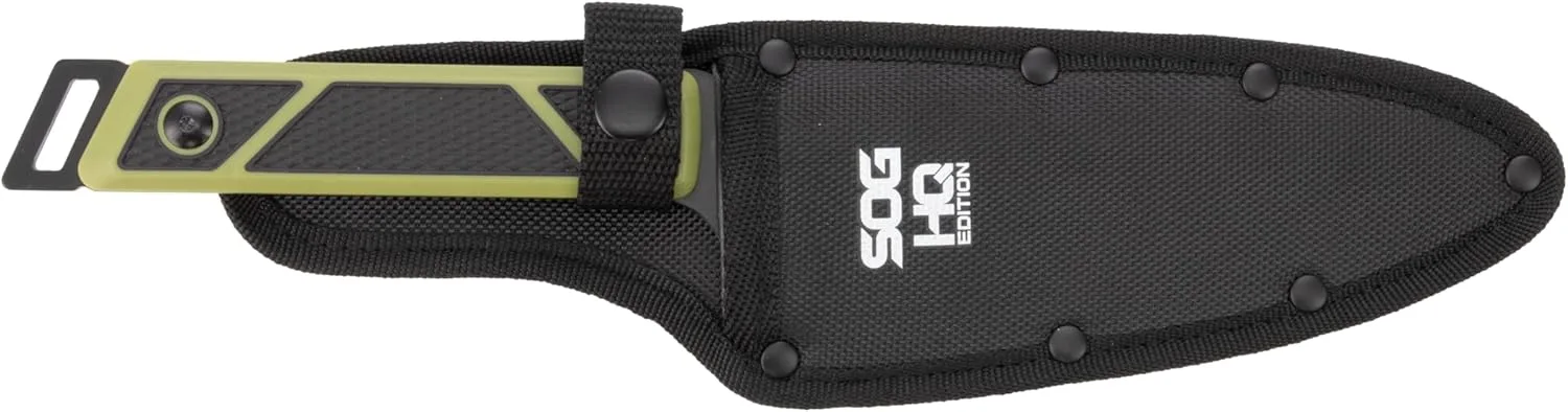 SOG Terragrip Camp Knife/HQ Edition/6.7" Blade/Trap Blister