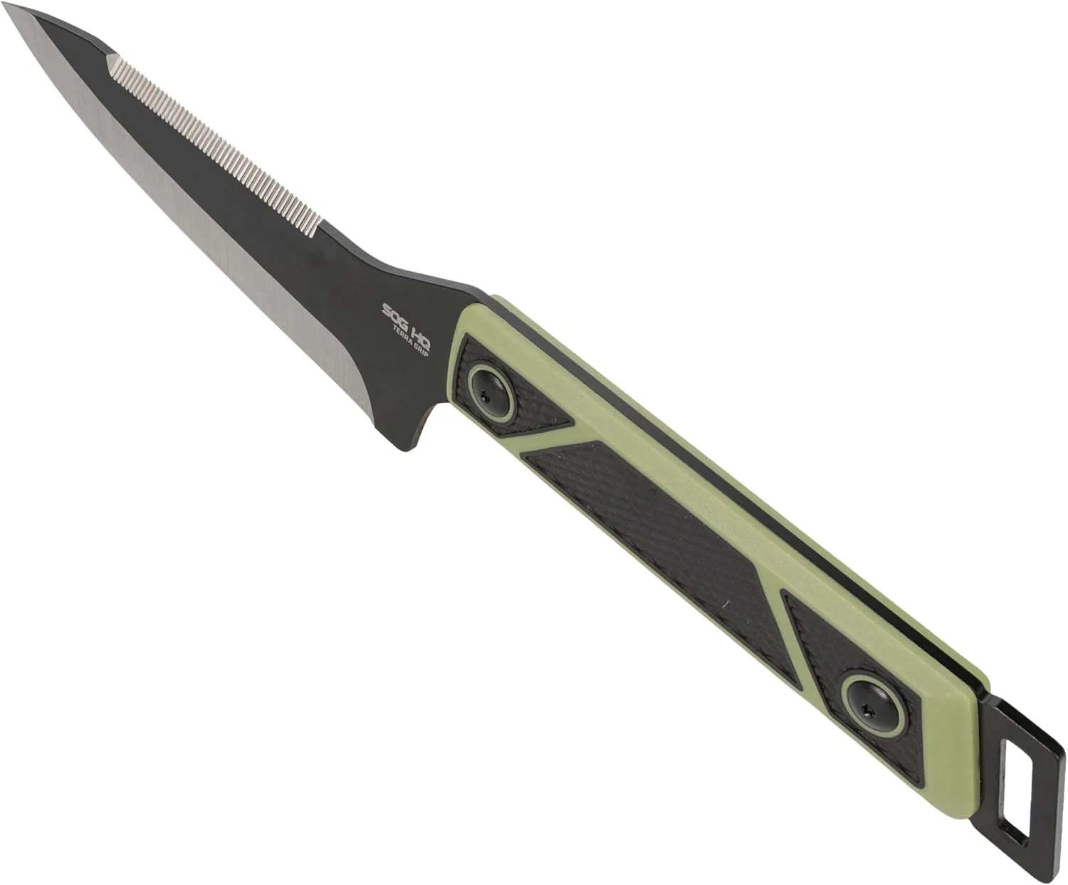 SOG Terragrip Camp Knife/HQ Edition/6.7" Blade/Trap Blister