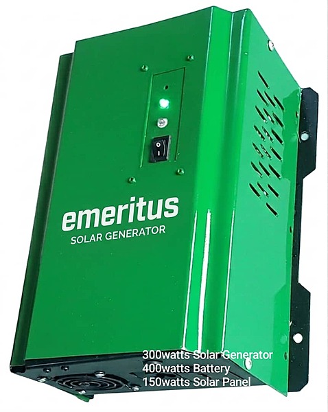 EMERITUS 300w, 350Whr Solar generator