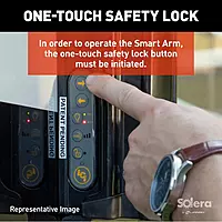 Solera 12V Smart Arm Awning Hardware Kit for 5th Wheel RVs & Travel Trailers - 69" White