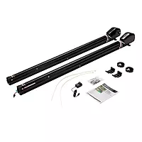 Solera 18V RV Awning Arms & Hardware Kit - 69" Black — Rechargeable - Universal Fit - Easy Pitch Adjustment - Waterproof Switch - Time-Saving Operation - Includes 110V Charging Kit — 434729