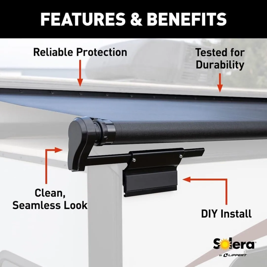 Solera 5000 Series Slide Topper Awning, White - 7'6" (7'1" Fabric)