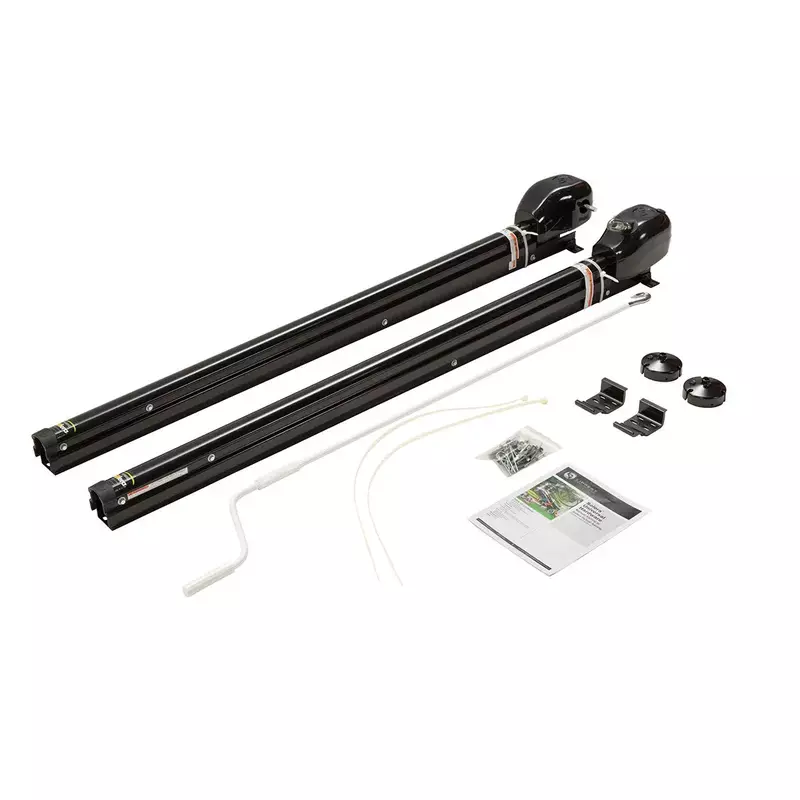 Solera 69 in. Hybrid Universal RV Awning Arms & Hardware Kit, Black - 434727