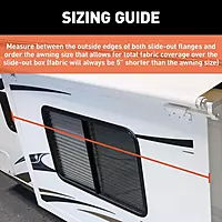 Solera Slide Topper Slide-Out Protection for RVs, Travel Trailers, 5th Wheels, and Motorhomes