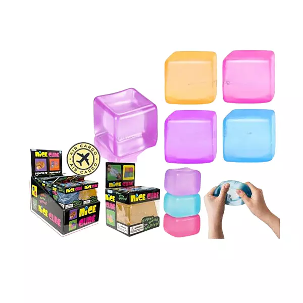 Squishy Nice CUBE Solid Colour [12pcs/display]