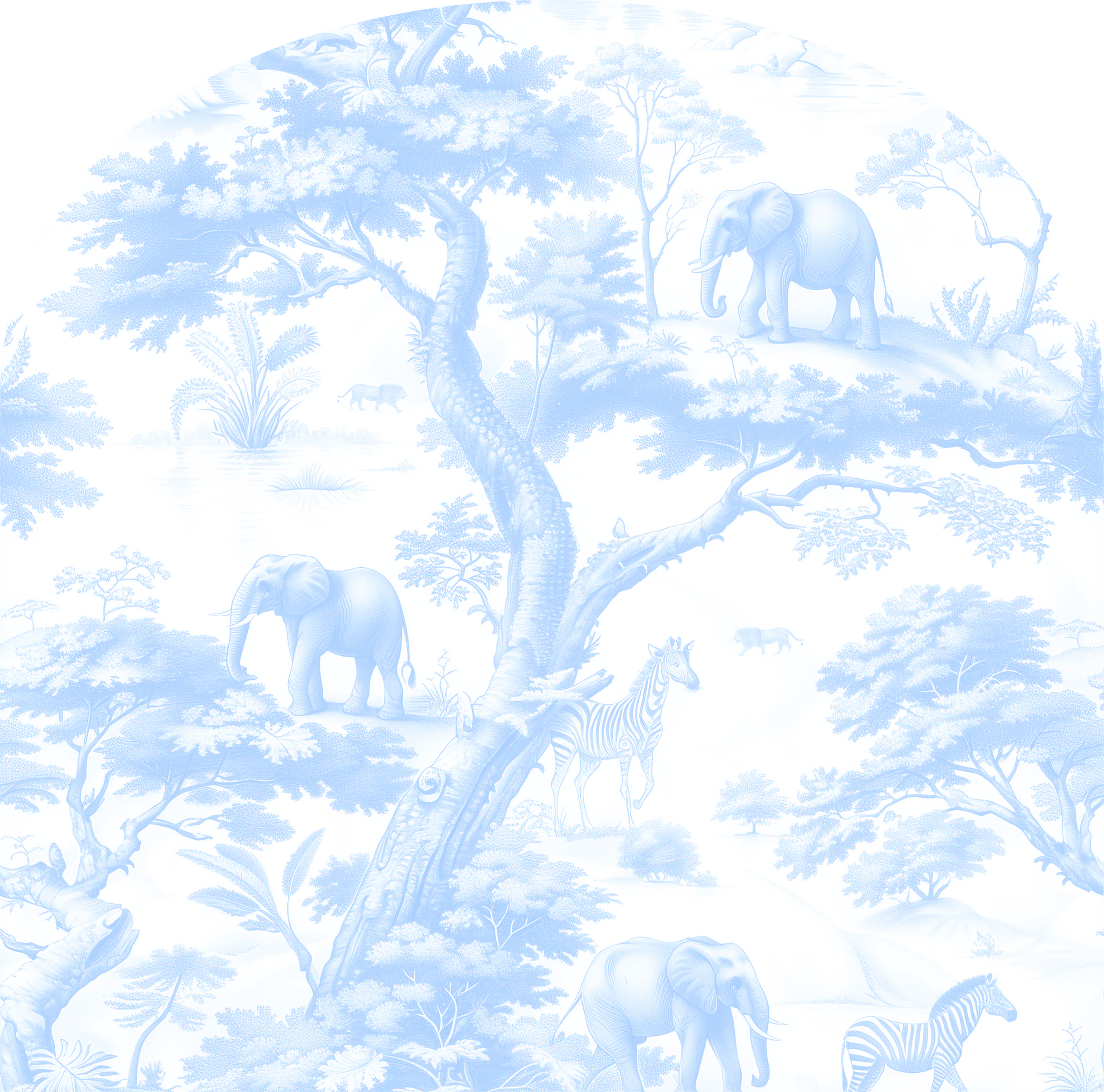 Baby Safari Backdrops Arqueado