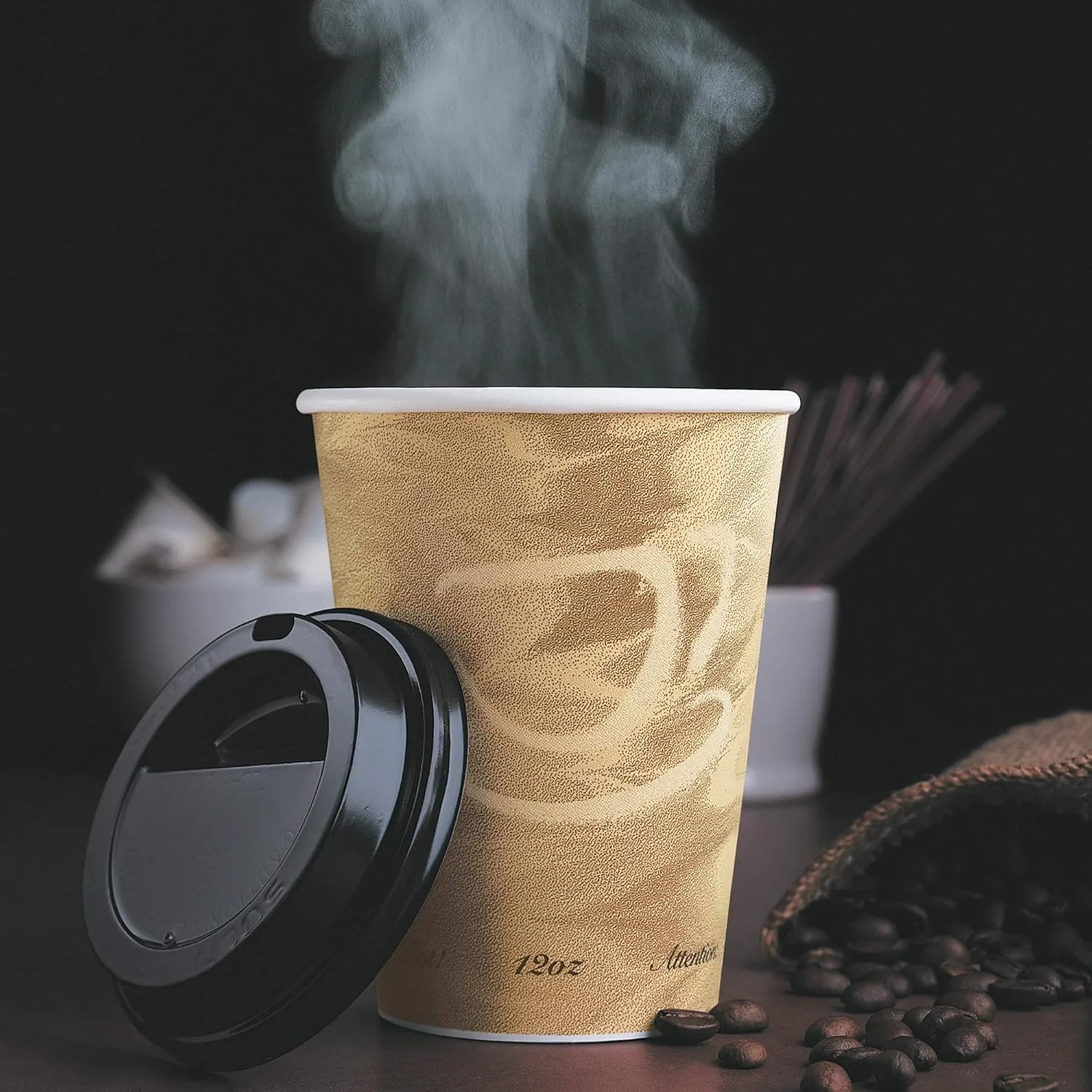 Solo 412MSN-0029 12 oz Mistique SSP Paper Hot Cup (Case of 1000)