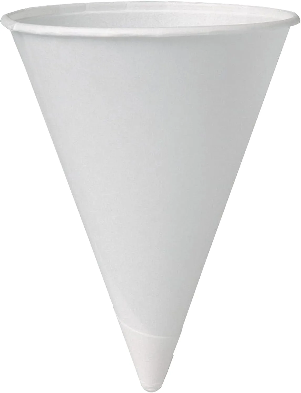 SOLO 4 oz Paper Cone Water Cups, White - 200 Count