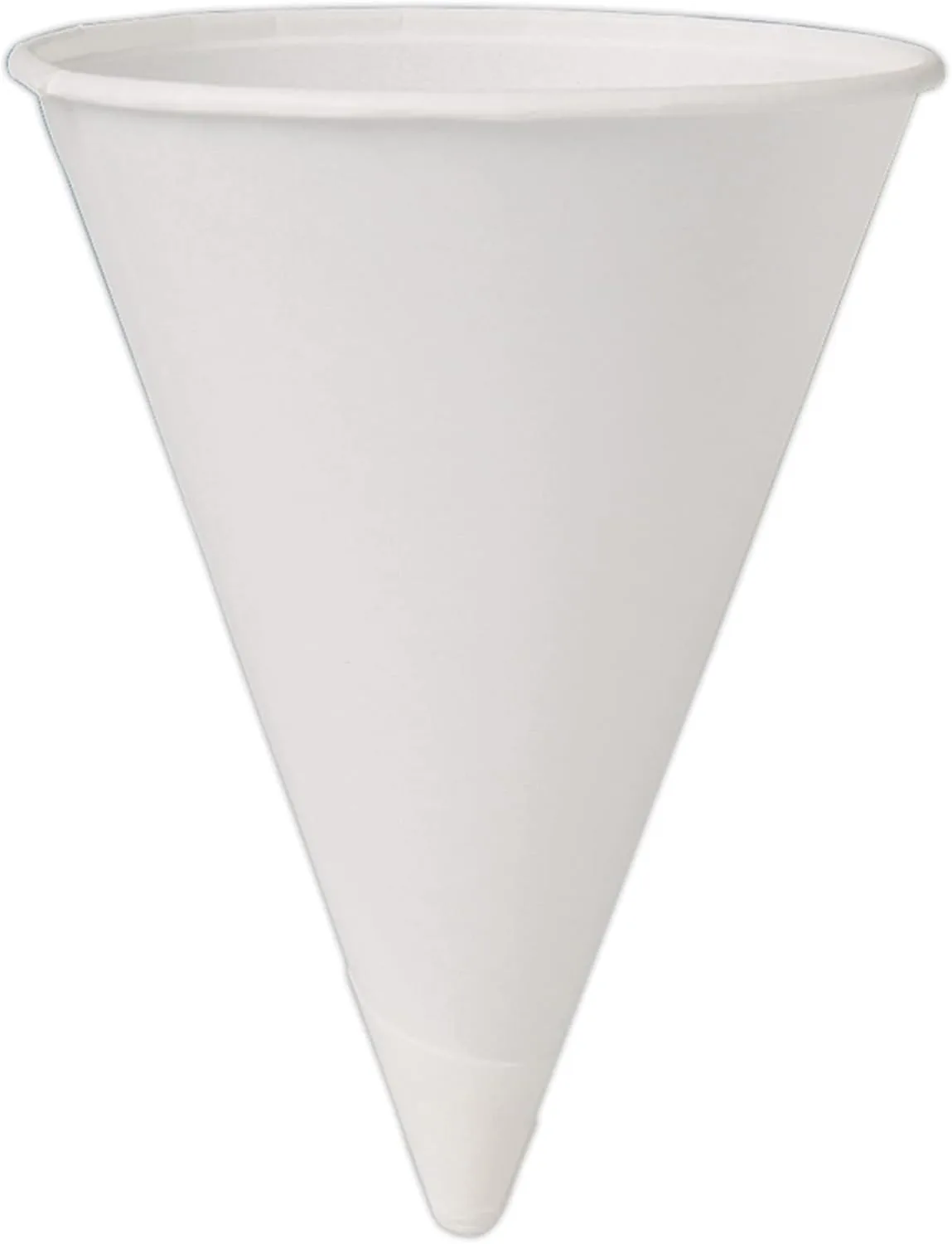 SOLO 4 oz Paper Cone Water Cups, White - 200 Count