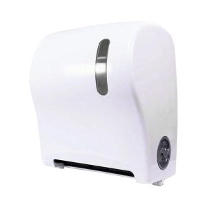 Solo White Autocut Paper Dispenser
