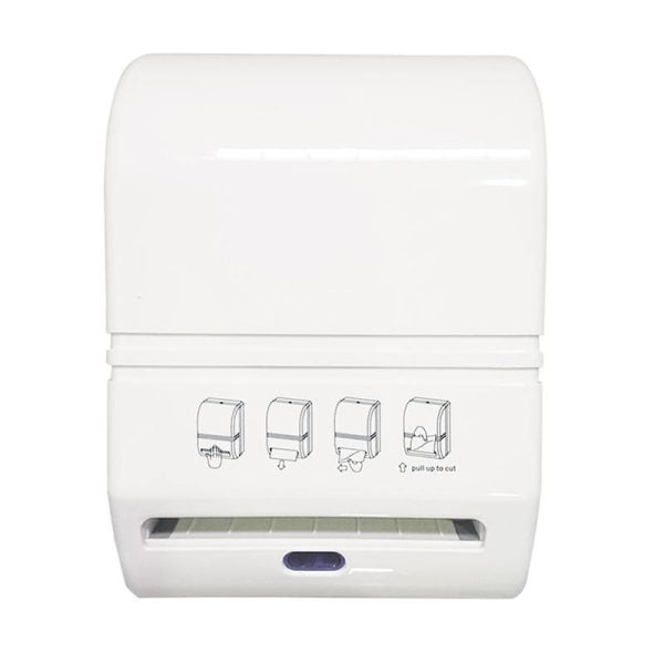 Solo White Sensor Paper Dispenser