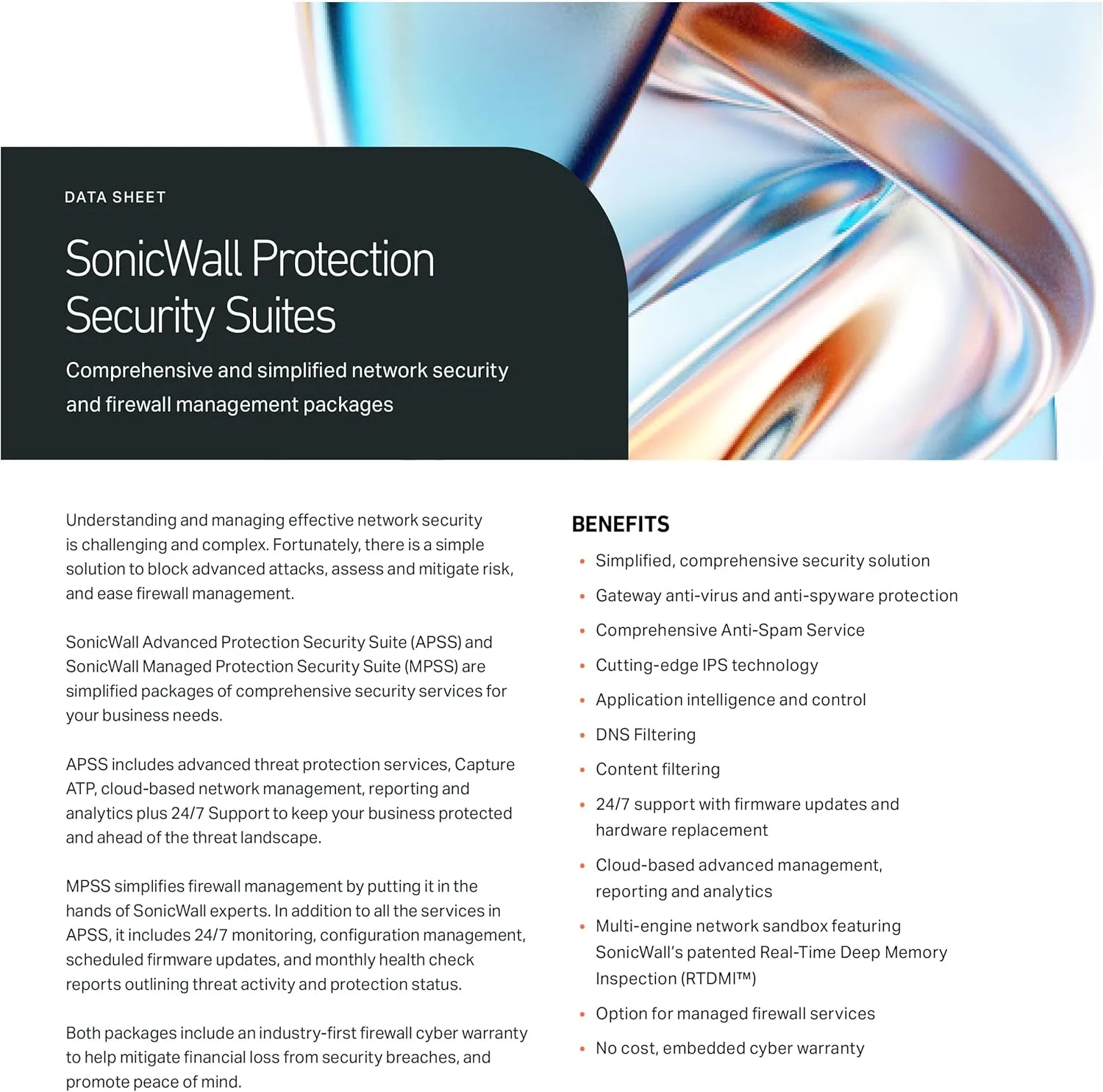 SonicWall Advanced Protection Service Suite (APSS) for NSa Series