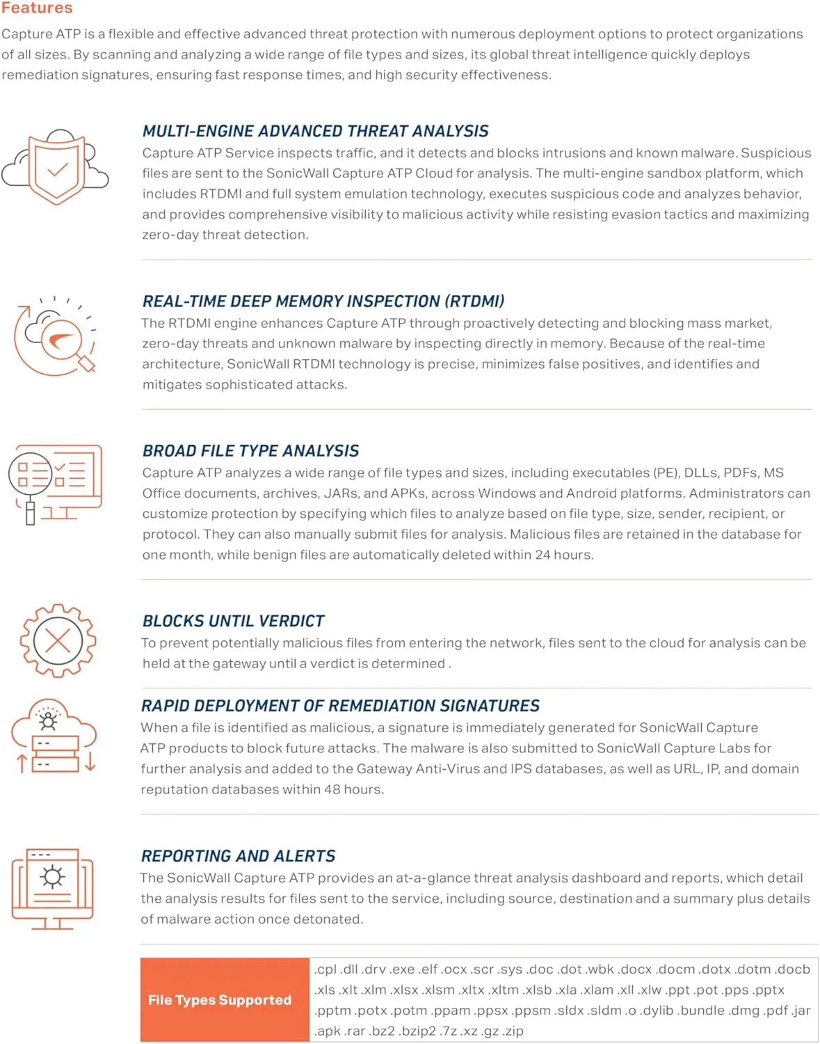 SonicWall Capture Advanced Threat Protection (ATP) for TZ580 - Subscription License
