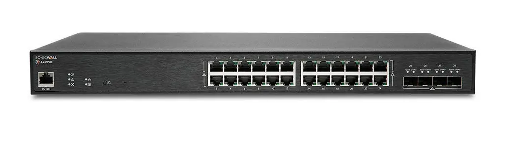 SonicWall Switch SWS14-24FPOE with 1YR 24x7 Dynamic Support (02-SSC-8377)