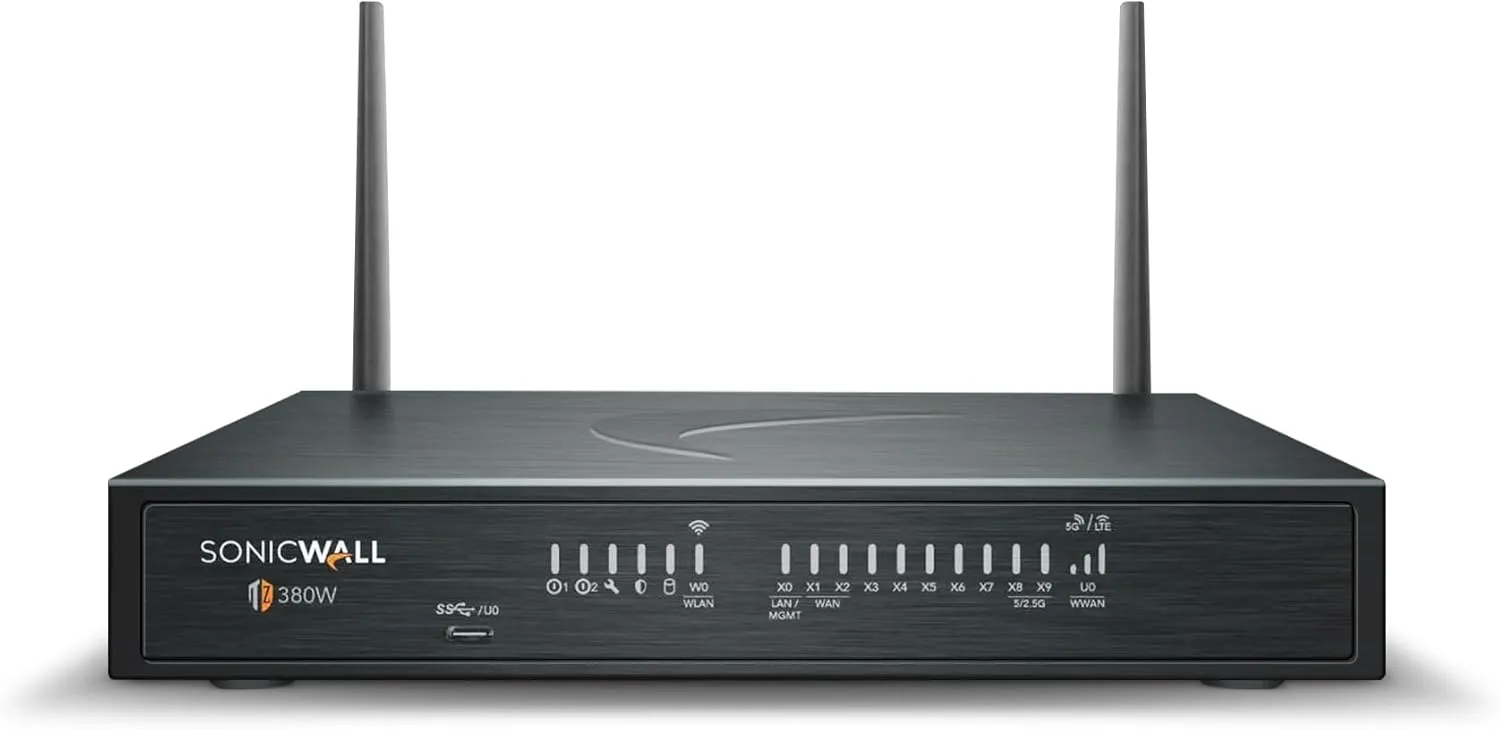 SonicWall TZ380W Secure Upgrade Advanced Edition Next-Generation Firewall