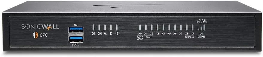 SonicWall TZ670 Gen7 Firewall - 3YR Advanced Edition APSS