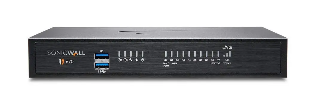 SonicWall TZ670 Gen7 Firewall - 3YR Advanced Edition APSS