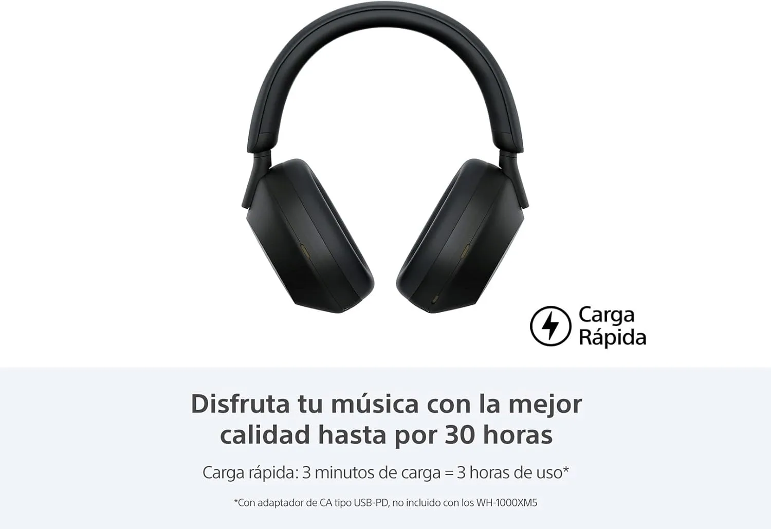 Sony WH-1000XM5 Noise Canceling Wireless Headphones - 30hr Battery Life - Over-Ear Style