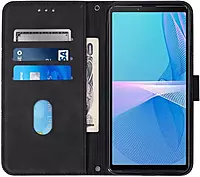 Mobile Phone Case for Sony Xperia 10 III Case, Premium Leather Foldable Case Flip Protective Case [Card Slots] [Magnetic