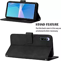 Mobile Phone Case for Sony Xperia 10 III Case, Premium Leather Foldable Case Flip Protective Case [Card Slots] [Magnetic