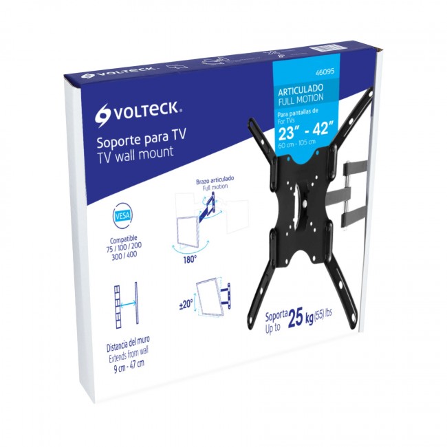 Soporte para TV, articulado, 13'-42' - TVSM-42 / 46095