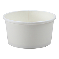 Empress Paper Food / Soup Container Bulk 12 oz White 500 / cs