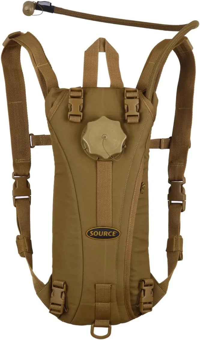 SOURCE Tactical Hydration Pack - WXP Widepac Water Bladder with External Fill Port - High-Flow Storm Drinking Valve