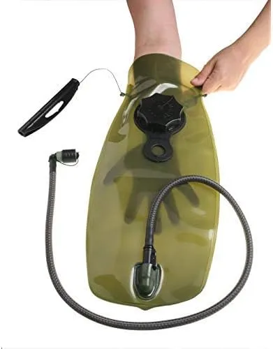 SOURCE Tactical Hydration Pack - WXP Widepac Water Bladder with External Fill Port - High-Flow Storm Drinking Valve