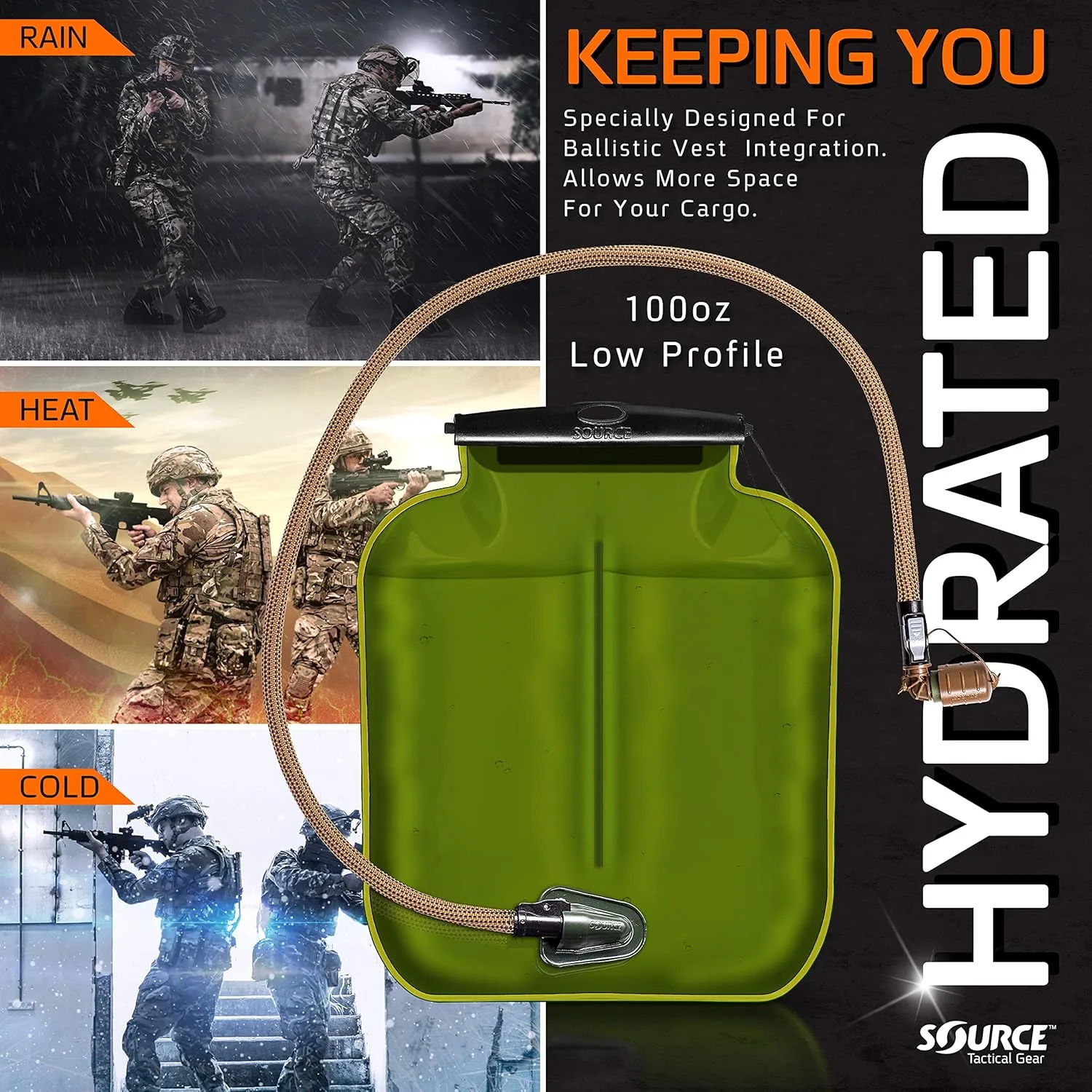 Source Tactical ILPS Low Profile Widepac Hydration Reservoir