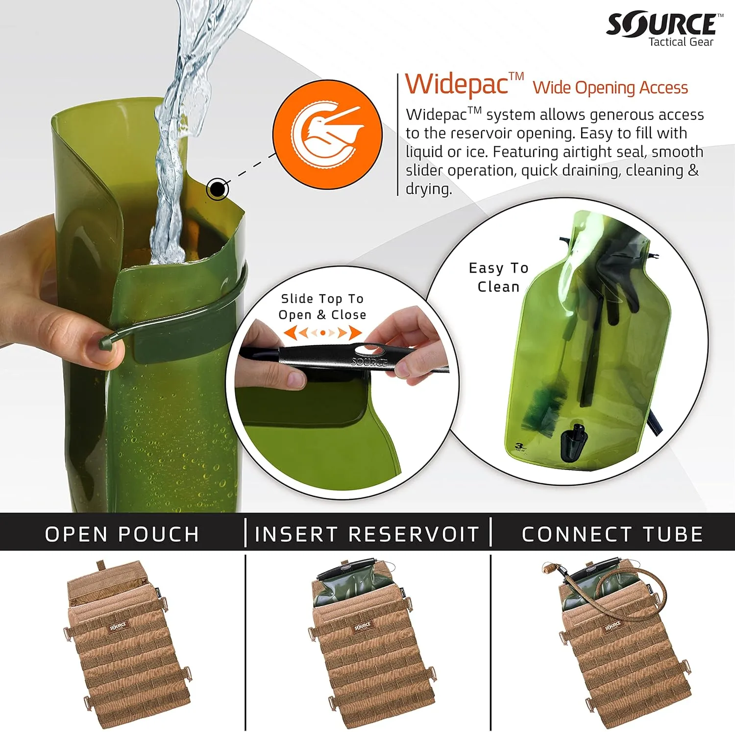 SOURCE Razor 3L Low Profile Hydration Pack