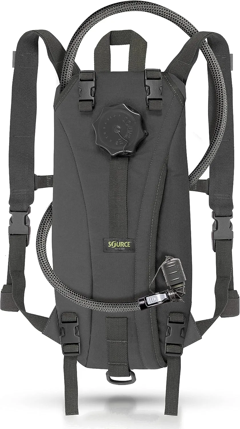 SOURCE Tactical Hydration Pack - WXP Widepac Water Bladder with External Fill Port - High-Flow Storm Drinking Valve
