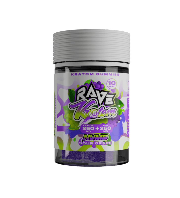 Rave Gummies Numb (Sour Grape) Rave Gummies Numb (Sour Grape)
