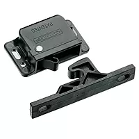 Southco C3-803 Series Passivated Plastic Grabber Catch Side Mount Concealed Push-To-Close Latch with Blue Spring, 13N Pullup