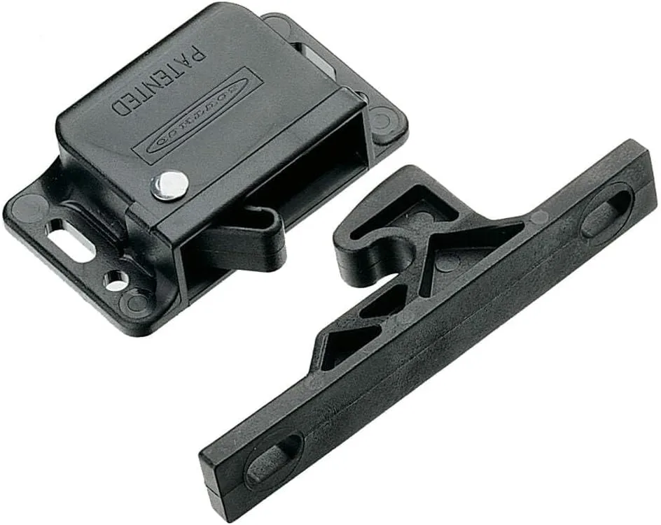 Southco Grabber Catch Latch - Side Mount - Black - Pull-Up Force 22N (5lbf)