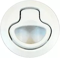 Southco Flush Pull Latch - Push to Close - Medium - White