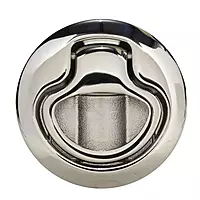 Southco M1-62-8 Push-to-Close Latch, Medium Size, No Restriction, 7-12mm (.275 - .475 in) Door thickness, 25.5mm (1.00 in) Grip, 316 Stainless Steel, Electropolished