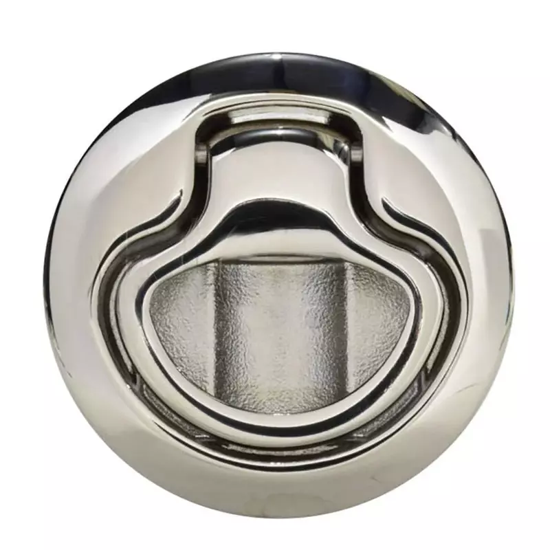 Southco M1-62-8 Push-to-Close Latch, Medium Size, No Restriction, 7-12mm (.275 - .475 in) Door thickness, 25.5mm (1.00 in) Grip, 316 Stainless Steel, Electropolished