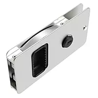 Southco MF-01-110-60 Flush Entry Door Latch, Key Locking, Standard Design, Fits 12.7 (.50 in) Door Thickness, Aluminum