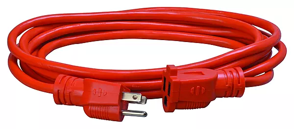 Southwire 10-Foot 16/3 Vinyl Outdoor Extension Cord; Orange (23048803)