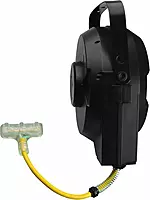 Southwire Retractable Cord Reel - 12/3 Gauge SJTW Cord with Power Light Indicator - Locking & Auto-Retract Mechanism