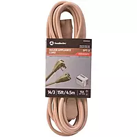 Southwire Medium Duty Appliance Extension Cord - 14/3 Gauge - Right Angle Plug - Meets OSHA Requirements