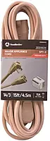Southwire Medium Duty Appliance Extension Cord - 14/3 Gauge - Right Angle Plug - Meets OSHA Requirements