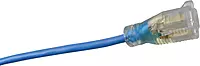 Southwire Coldflex Medium Duty Extension Cord, 25Ft, 14 Gauge, 3 Conductor, Cold Weather Cord, Blue